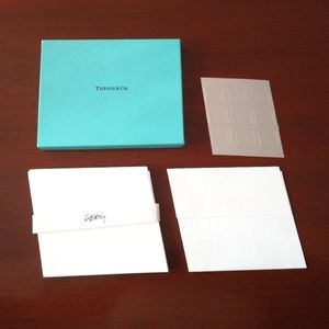Tiffany & Co Frank Gehry Stationary Set